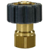 FEMALE TO FEMALE QUICK SCREW COUPLING ADAPTOR ST40-M22 F to 1/8
