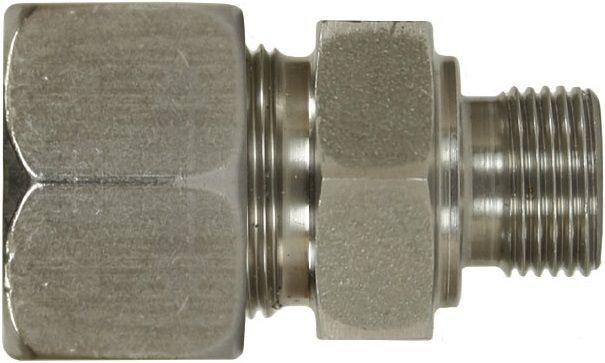 MALE STUD COUPLING, STAINLESS STEEL