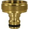 COUPLING PLUG BRASS 1/2