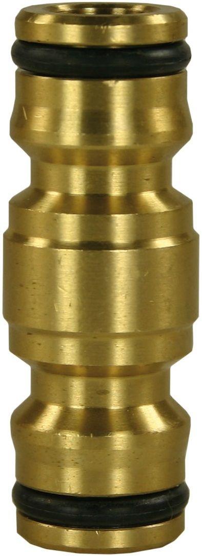 HOSE CONNECTING DOUBLE PLUG BRASS 1/2"