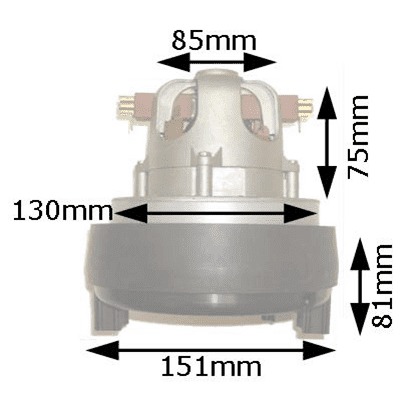 VAC MOTOR, 2 STAGE, 1000W, 230V, 50HZ