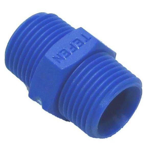ADAPTOR NYLON 1/4"M bspT X 1/4"M bspT