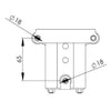 HOSE GUIDE, WALL MOUNTED