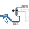 350 BAR bypass injectors ST-167, With Metering Valve, easyfoam365+, please select nozzle size required.