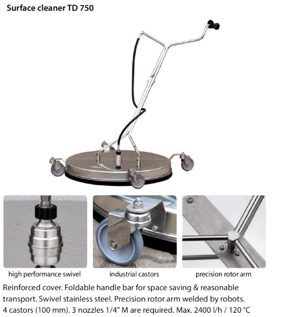 TURBO DEVIL TD750 SURFACE CLEANER, 750mm DIAMETER