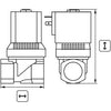 BURKERT SOLENOID VALVE 24V TYPE 6213 WITHOUT CONNECTOR
